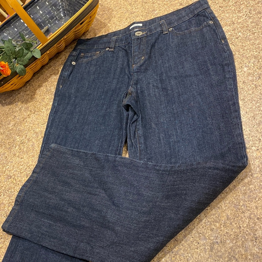 Liz & Co Petite Blue Jeans Stretch 8 Petite